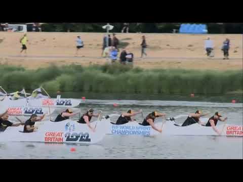 2022 IVF Va'a World Sprint Championships - Men V6 M40 500m - Final - Lake Dorney, England