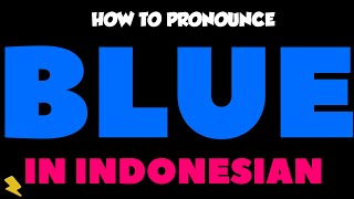 Download lagu How To Pronounce “BLUE” in Indonesian | Cara Mengucapkan “BLUE” dalam Bahasa Indonesia mp3 Download lagu How To Pronounce “BLUE” in Indonesian | Cara Mengucapkan “BLUE” dalam Bahasa Indonesia mp3