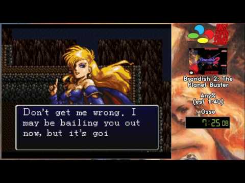 SNES Super Stars 2017 [171] - Brandish 2: The Planet Buster (Any%) by Osse