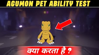 Download lagu Agumon Pet Ability 🥵 In Free Fire || New Pet Ability Test || Agumon Pet Ability Test mp3