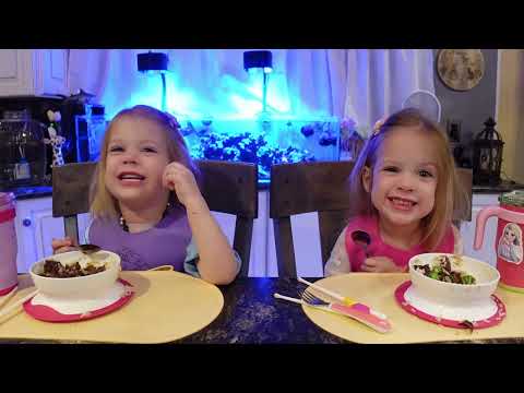 Twins try Mongolian beef