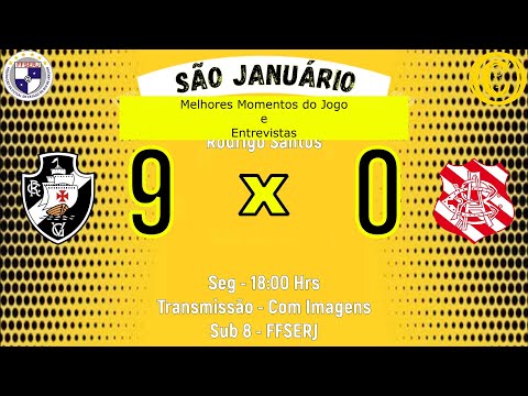 Melhores Momentos Vasco / SAF 9 x 0 Bangu - Sub 8 - FFSERJ