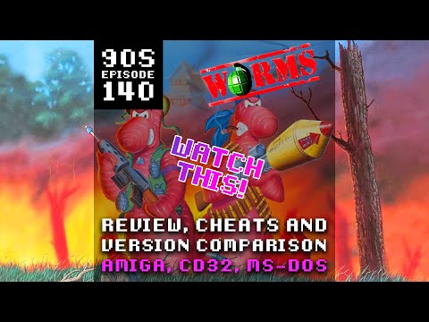 Worms [1995] - Amiga, CD32 and MS DOS - Review, Comparison and Cheats