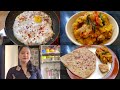 My Morning To Afternoon Routine In Hindi Egg Omelette Recipe Aloo Bharta At Home Triangle Paratha