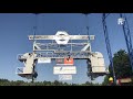Monumentale scheepslift Dok van Straatman op ponton gehesen