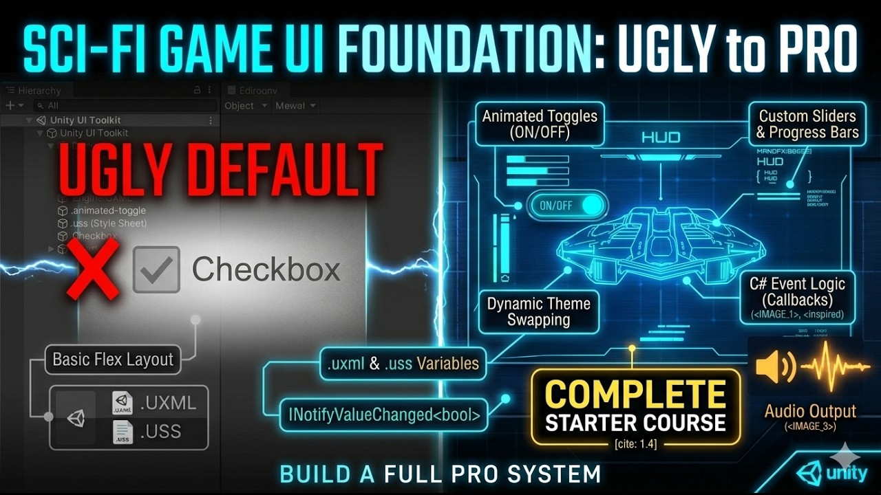 Mastering Unity UI Toolkit: Create a Functional Sci-Fi Interface (Vol. 1)