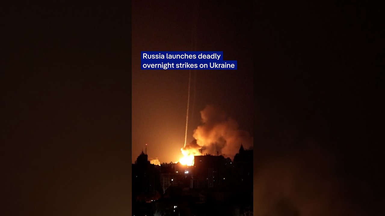 Russia Launches Massive Overnight Aerial Attack on Ukraine