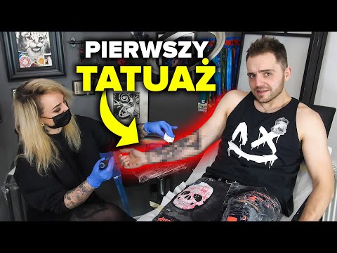 Zrobiłem PIERWSZY TATUAŻ w ciemno!