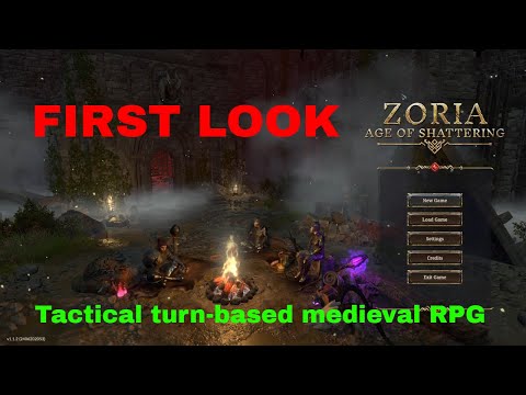 Zoria: Age Of Shattering - FIRST LOOK | A medieval tactical turn-based RPG