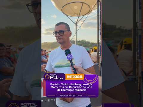 Prefeito de São Domingos, Onildo Lindberg no Motocross em Boqueirão PB