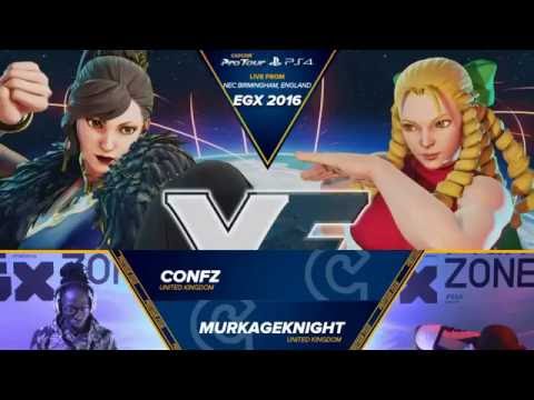 SFV: Confz vs Murkageknight - EGX 2016 Day 1 Pools - CPT 2016