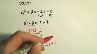 Completing the Square to Solve Quadratic Equations: More Examples - 2