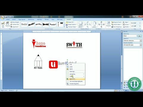 125 Amazing Drawn Logo Using Microsoft Word   How To Design Logo In Microsoft Word - Part A Video
