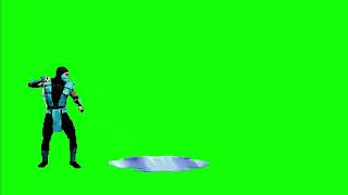 Sub-Zero ground freeze green screen