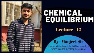 Effect of addition of inert gas at equilibrium || Chemical Equilibrium || Lecture -12