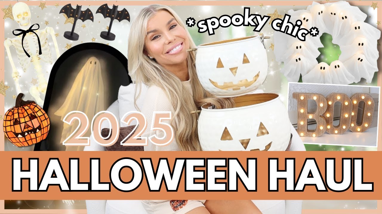 🎃 2025 Halloween Haul 🎃 Viral home decor finds, styling ideas and decorating plans