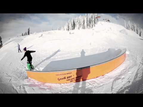 Snowpark Dachstein West: Bluebird Freeski Parkcheckout - 15-01-13