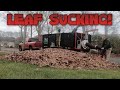 Curbside Leaf Removal Using 18HP Little Wonder Debris Loader