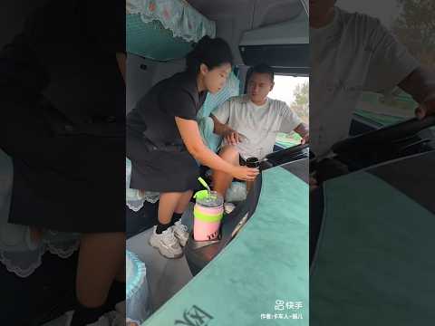 Saw Japan's husband and wife truck driver 😳#shorts