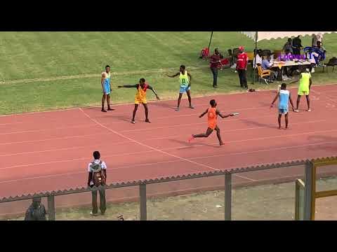 Boy’s 4x200m heat 4. 1:38.67sec. Ashanti Region TVET athletics competition 2026.