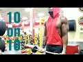 Intense 10 ON 10 in 10 ARMS WORKOUT Damian Bailey fitness Vlog 13