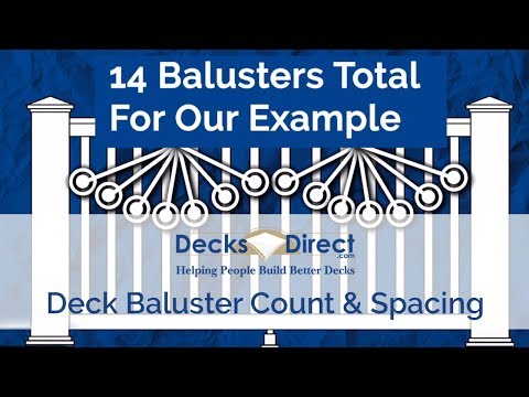 How to Calculate Your Deck Baluster Spacing and Total