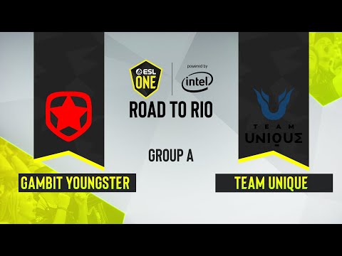 CSGO - Gambit Youngsters vs. Team Unique [Dust2] Map 1 - ESL One Road to Rio - Group A - CIS