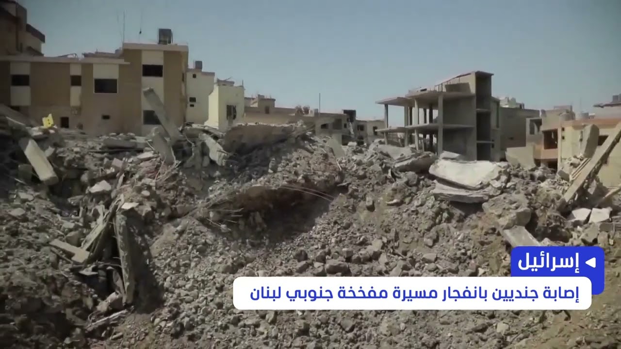 إصابة جنديين إسرائيليين جراء انفجار مسيرة مفخخة في جنوب لبنان