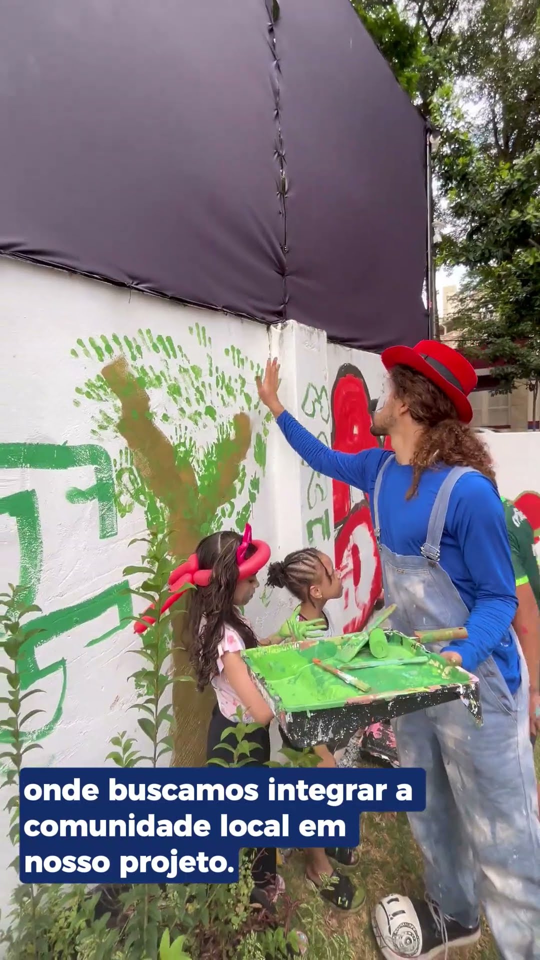 OFICINA DE GRAFITE NO STAND BEM VIVER BARÃO DE LIMEIRA. #grafite #arte #centrosp #impactopositivo