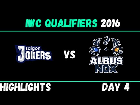 SAJ vs ANX   highlights IWCQ 2016 Day 4   Saigon Jokers vs Albus Nox Luna