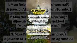 Download lagu Ini Pertanyaan Malaikat Mungkar & Nakir di Alam Kubur - Siapkah Anda? mp3
