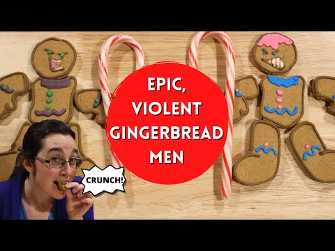 Epic Gingerbread Men from Roll for Your Life, Candyman | Board Game Bakes