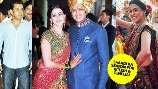 Genelia D’Souza & Riteish Deshmukh Rock Brother’s Wedding!