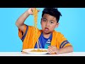 Spicy Noodle Challenge | Kids Try | HiHo Kids