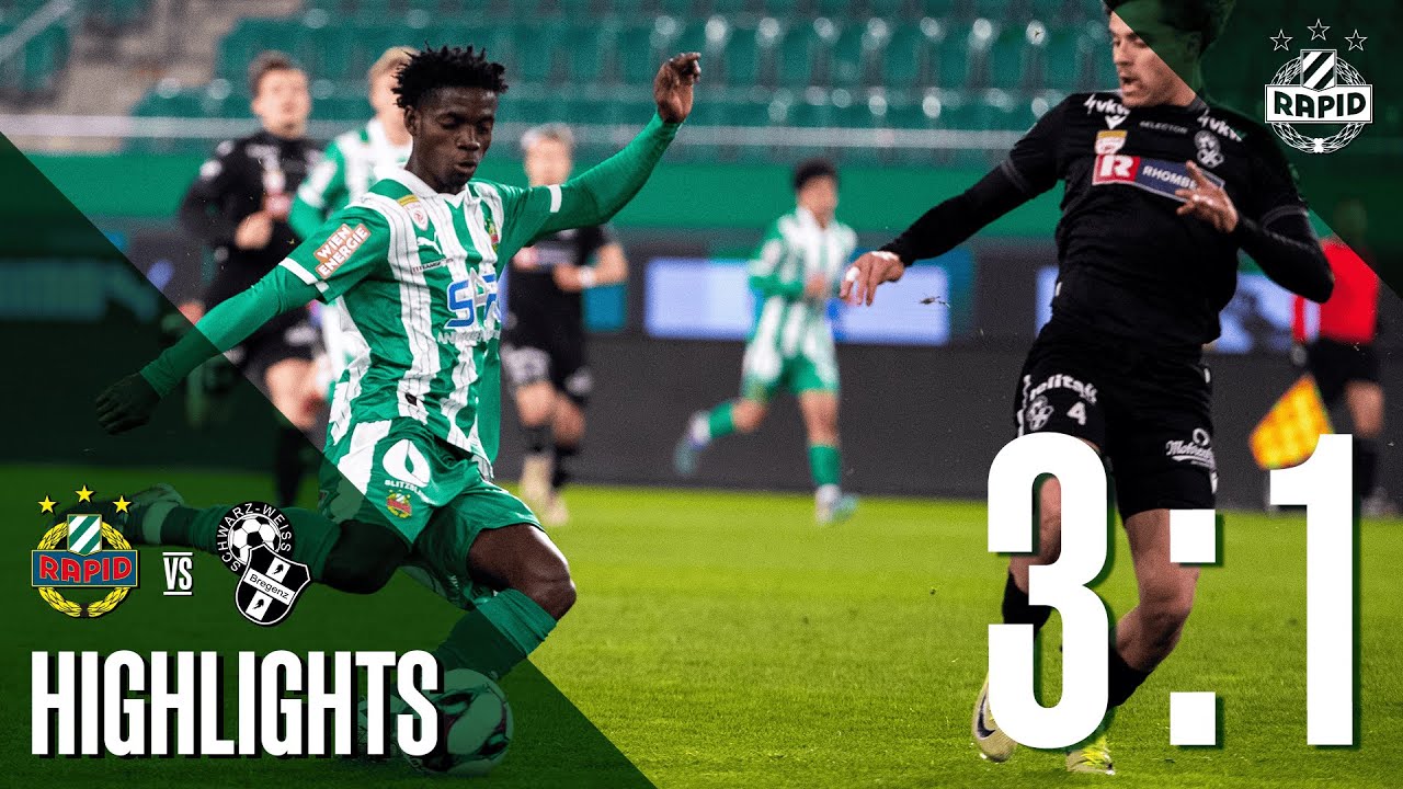 Highlights: SK Rapid II - Schwarz-Weiss Bregenz
