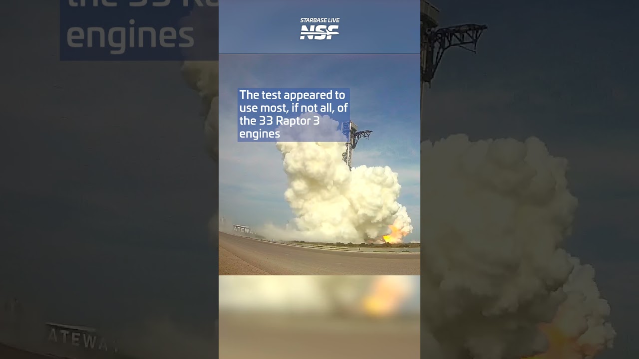 SpaceX Ignites The Most Powerful Booster Ever Built #spacex #space #rocket