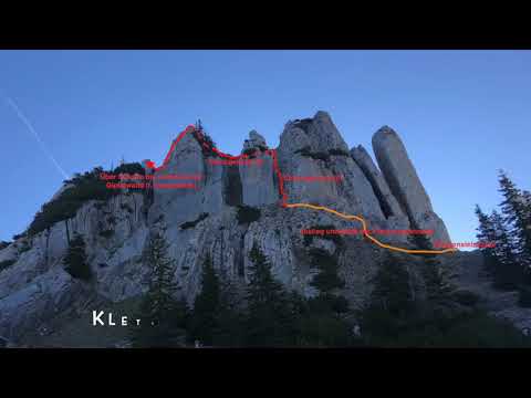 Klettern Plankenstein 1768m (Blankenstein), kompletter Normalweg