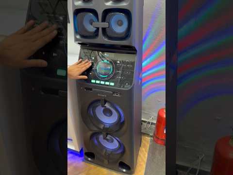 Powerhouse of Sound: SONY MHC-V90DW Party Speaker in Action #soundsystem 🔊