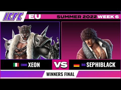 Xeon (Armor King) vs. Sephiblack (Miguel) Winners Final - ICFC EU Tekken 7 Summer 2022 Week 6
