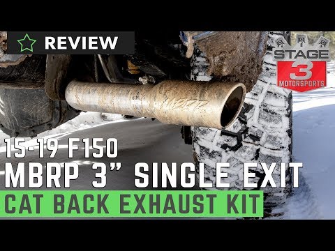 2015-2019 F150 5.0L MBRP 3\" Single Exit Cat-Back Exhaust System Review