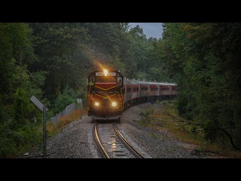 Mass Coastal / CT Rail MBB Car Storage Movement (4K)