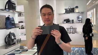 Christian Dior Oblique Gravity Men’s Leather Wallet : Christmas gift 2024
