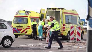 preview picture of video 'GPTV: Vier gewonden bij aanrijding Hemriksein'