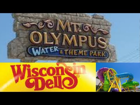 Wisconsin Dell's Water Park Mount Olympus & Theme Park 2023 - Medusa'a Slide Wheel - Walking Tour