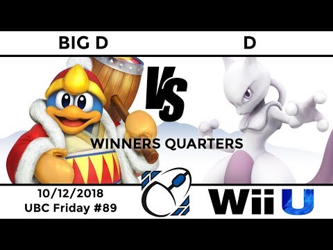 UBC Friday #89: WR3 - Big D (King Dedede) vs D (Mewtwo)