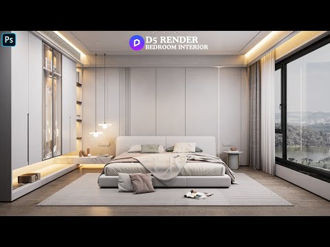 Realistic Bedroom Interior Design in D5 Render | Step-by-Step Tutorial