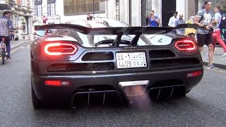 Full Carbon Arab Agera R In London -  Flame Accele