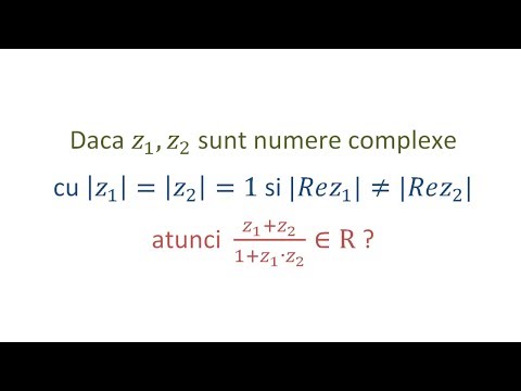 Problema rezolvata - numere complexe