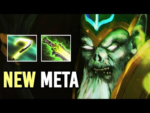 HOLY COW NEW IMBA 7.18 Carry Necrophos Ethereal Blade 100% Cancer Build Epic Game WTF Dota 2