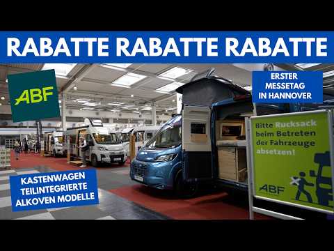 ABF Hannover 2026 - ERSTER MESSETAG - Fahrzeuge - Rabatte - Preise im Fall